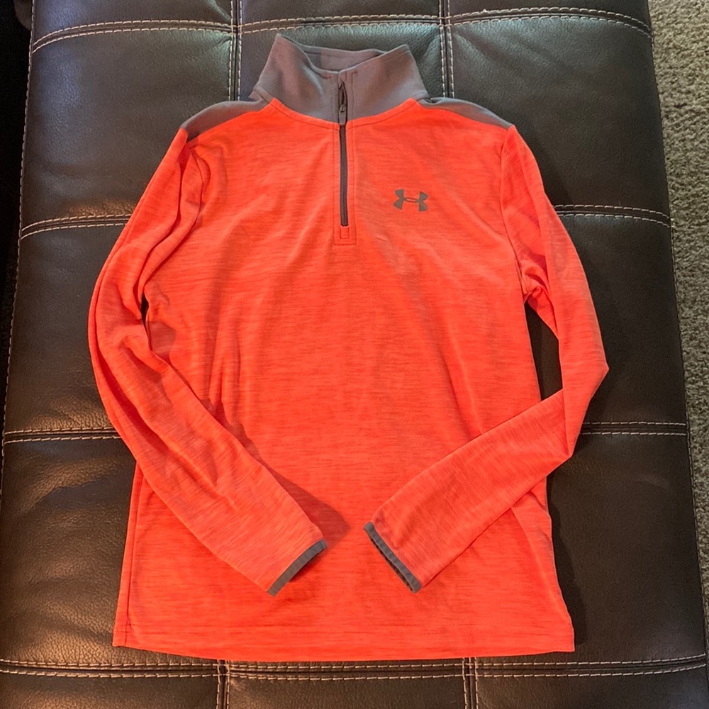 Youth Under Armour quarter zip long sleeve